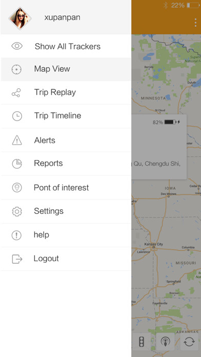 Emulate iPhone app AccuGPS using MyAndroid