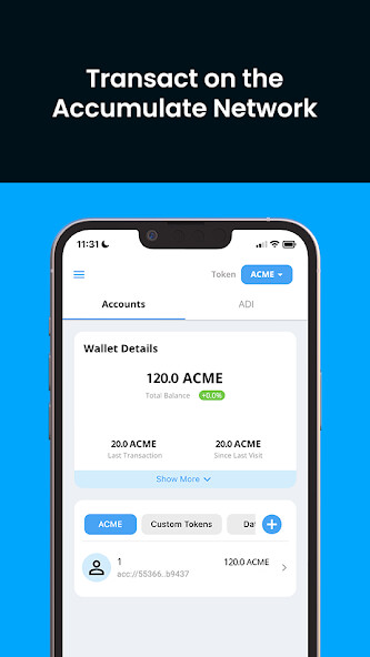 Run android online APK Accumulate Wallet from MyAndroid or emulate Accumulate Wallet using MyAndroid