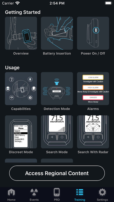 Emulate iPhone app AccuRad Training using MyAndroid