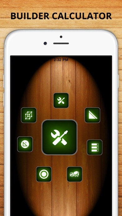 Emulate iPhone app Accurate Builder Calculator - Free Measuring Concrete, Roofing, Joist, Stair and More using MyAndroid
