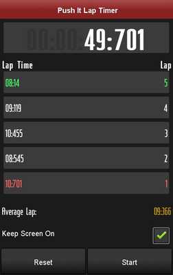 Emulate Android APK Accurate Lap Timer / Stopwatch Emulate Android APK Accurate Lap Timer / Stopwatch