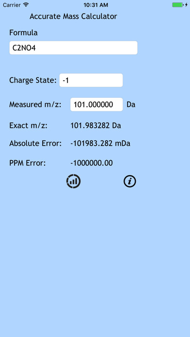 Emulate iPhone app Accurate Mass Tool using MyAndroid Emulate iPhone app Accurate Mass Tool using MyAndroid