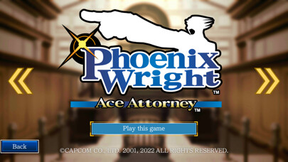 Emulate iPhone app Ace Attorney Trilogy using MyAndroid