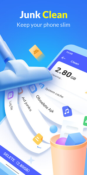 Run android online APK Ace Cleaner - Phone Booster from MyAndroid or emulate Ace Cleaner - Phone Booster using MyAndroid