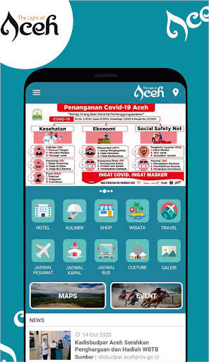 Run android online APK Aceh Tourism from MyAndroid or emulate Aceh Tourism using MyAndroid