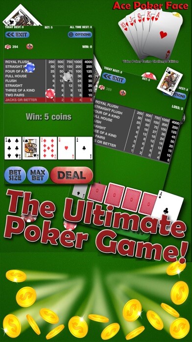 Emulate iPhone app Ace Poker - Casino Card Games using MyAndroid