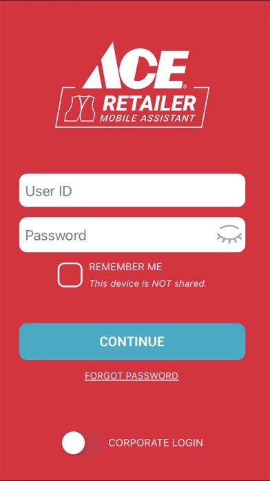 Emulate iPhone app Ace Retailer Mobile Assistant using MyAndroid