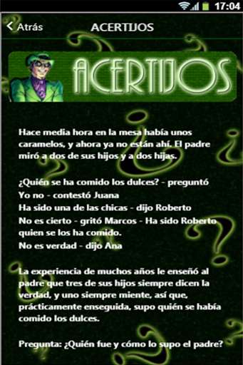 Run android online APK Acertijos y Adivinanzas 2 from MyAndroid or emulate Acertijos y Adivinanzas 2 using MyAndroid