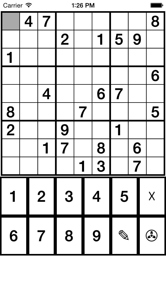 Emulate iPhone app Ace Sudoku FREE using MyAndroid