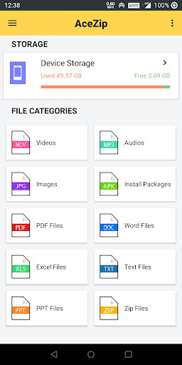 Run android online APK AceZip - Zip Unzip File Extractor from MyAndroid or emulate AceZip - Zip Unzip File Extractor using MyAndroid