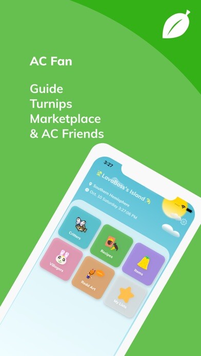 Emulate iPhone app AC Fan - ACNH Community using MyAndroid