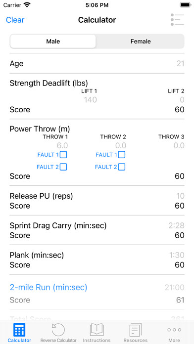 Emulate iPhone app ACFT Calculator and Resources using MyAndroid Emulate iPhone app ACFT Calculator and Resources using MyAndroid