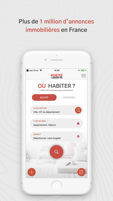 Emulate iPhone app Acheter-Louer Achat-Location using MyAndroid Emulate iPhone app Acheter-Louer Achat-Location using MyAndroid