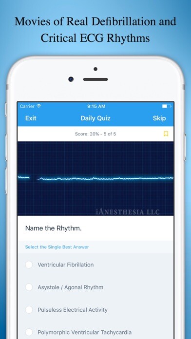 Emulate iPhone app ACLS Exam Review - Test Prep for Mastery using MyAndroid Emulate iPhone app ACLS Exam Review - Test Prep for Mastery using MyAndroid