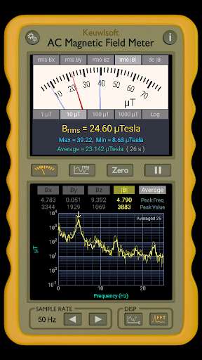 Run android online APK AC Magnetic Field Meter from MyAndroid or emulate AC Magnetic Field Meter using MyAndroid