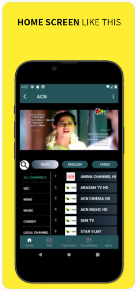 Emulate ACN OTT ENTERTAINMENT from MyAndroid or run ACN OTT ENTERTAINMENT using MyAndroid