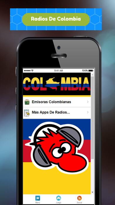 Emulate iPhone app A+ Colombian Radio Station using MyAndroid Emulate iPhone app A+ Colombian Radio Station using MyAndroid