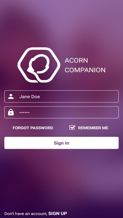 Emulate iPhone app Acorn Companion App using MyAndroid