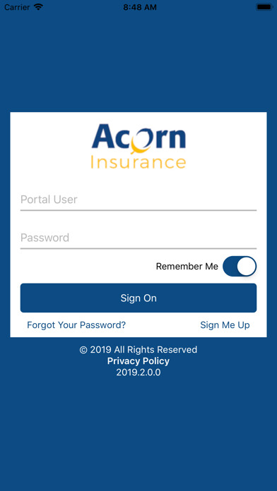 Emulate iPhone app Acorn Insurance Mobile using MyAndroid Emulate iPhone app Acorn Insurance Mobile using MyAndroid