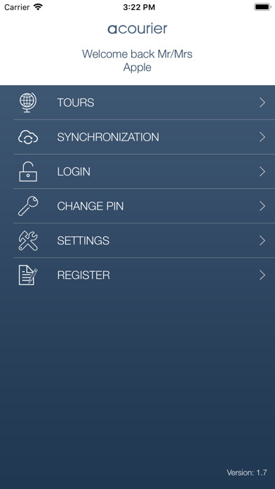 Emulate iPhone app aCourier using MyAndroid Emulate iPhone app aCourier using MyAndroid