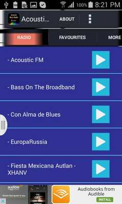 Emulate Android APK Acoustic Music Radio