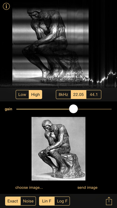 Emulate iPhone app Acoustic Picture Transmitter Pro using MyAndroid Emulate iPhone app Acoustic Picture Transmitter Pro using MyAndroid