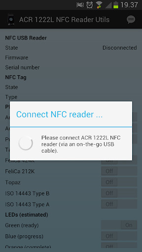 Run android online APK ACR 1222L USB NFC Reader Utils from MyAndroid or emulate ACR 1222L USB NFC Reader Utils using MyAndroid Run android online APK ACR 1222L USB NFC Reader Utils from MyAndroid or emulate ACR 1222L USB NFC Reader Utils using MyAndroid