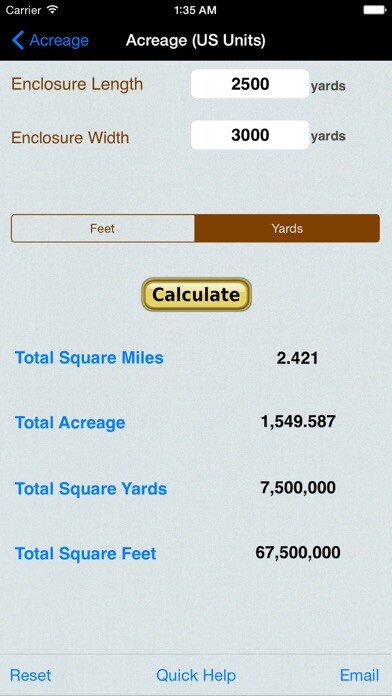 Emulate iPhone app Acre & Area & Acreage using MyAndroid Emulate iPhone app Acre & Area & Acreage using MyAndroid