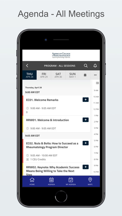 Emulate iPhone app ACR Education Exchange 2022 using MyAndroid Emulate iPhone app ACR Education Exchange 2022 using MyAndroid
