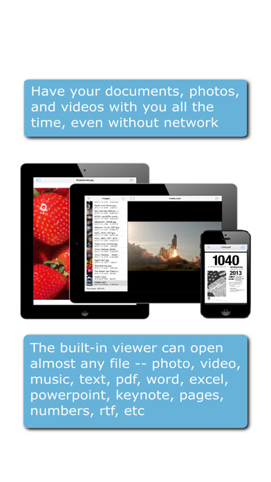 Emulate iPhone app Acrosync - private cloud drive powered by rsync using MyAndroid