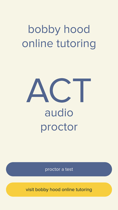 Emulate iPhone app ACT Audio Proctor using MyAndroid