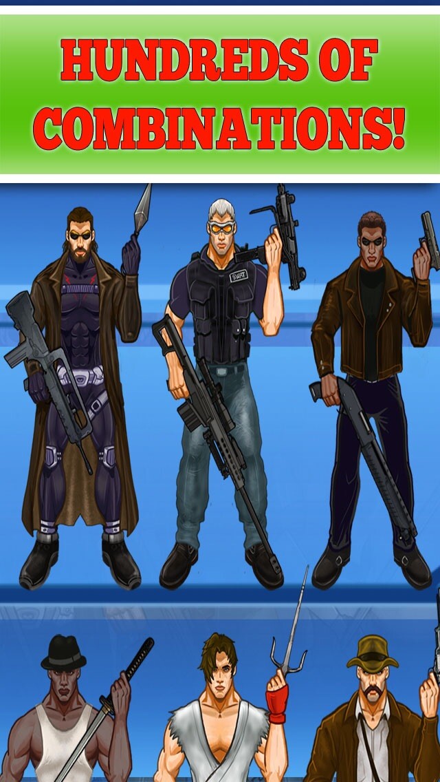 Emulate iPhone app Action Figure Maker - Create Your Own Action Superhero using MyAndroid