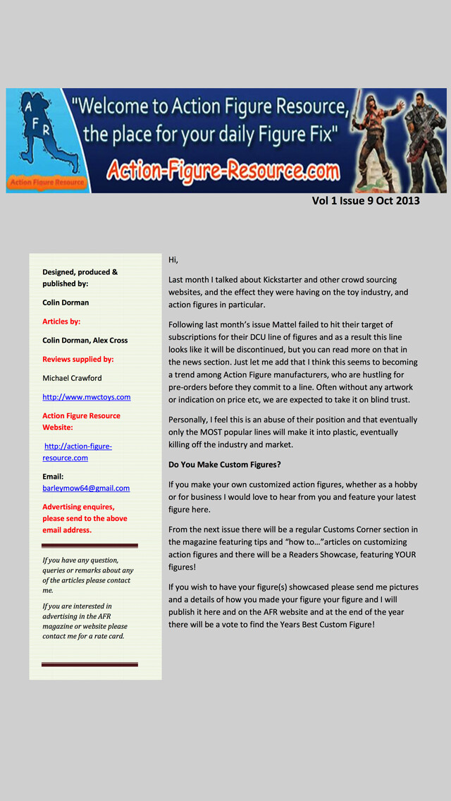 Emulate iPhone app Action Figure Resource: magazine dedicated to the hobby of collecting Action figures using MyAndroid Emulate iPhone app Action Figure Resource: magazine dedicated to the hobby of collecting Action figures using MyAndroid