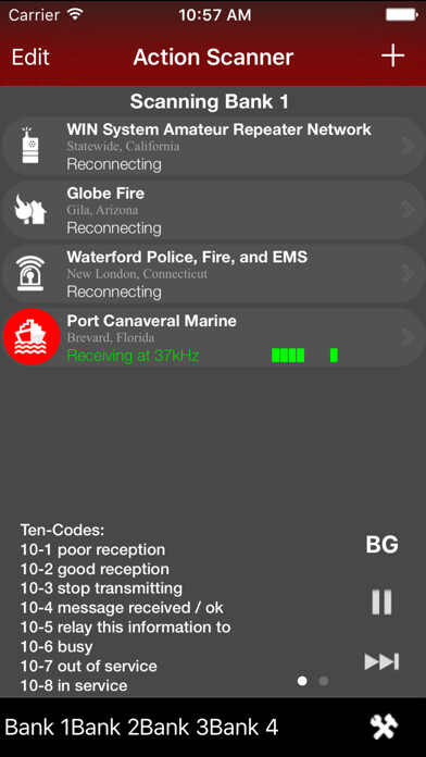 Emulate iPhone app Action Scanner - Police, Fire, EMS and Amateur Radio using MyAndroid Emulate iPhone app Action Scanner - Police, Fire, EMS and Amateur Radio using MyAndroid