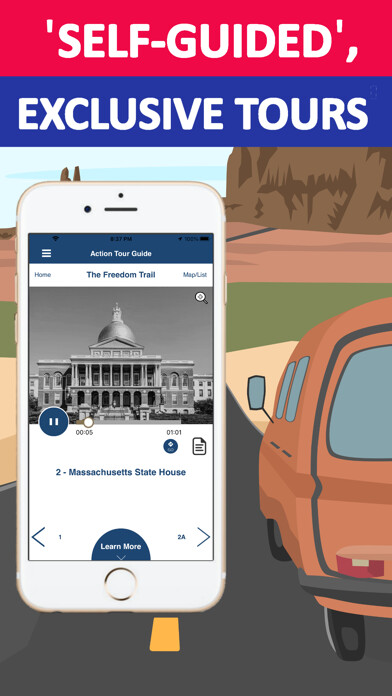 Emulate iPhone app Action Tour Guide using MyAndroid