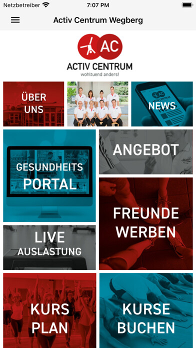 Emulate iPhone app Activ Centrum using MyAndroid