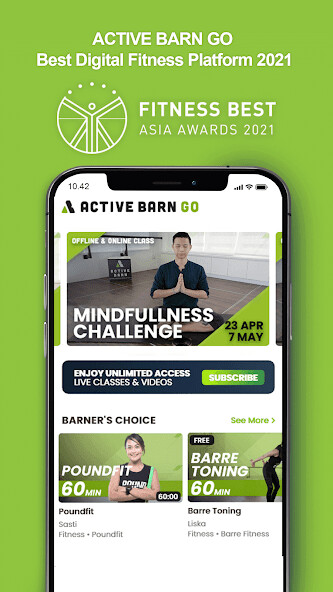 Run android online APK Active Barn Go: Yoga & Fitness from MyAndroid or emulate Active Barn Go: Yoga & Fitness using MyAndroid