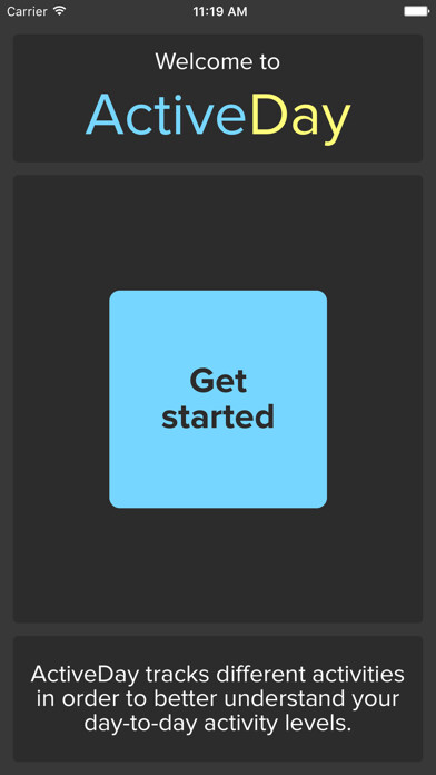 Emulate iPhone app ActiveDay – Activity Study using MyAndroid Emulate iPhone app ActiveDay – Activity Study using MyAndroid