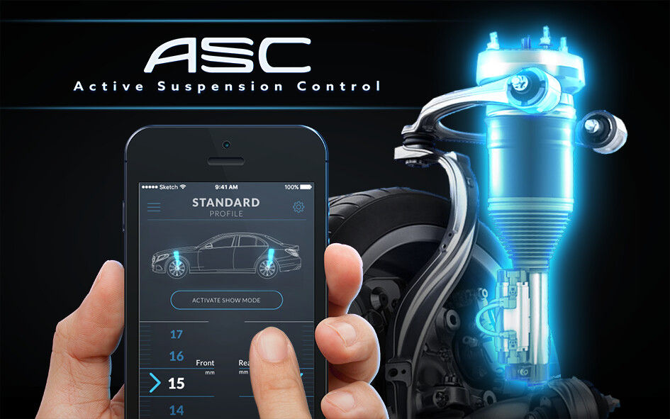 Emulate iPhone app Active Suspension Control BLE using MyAndroid Emulate iPhone app Active Suspension Control BLE using MyAndroid
