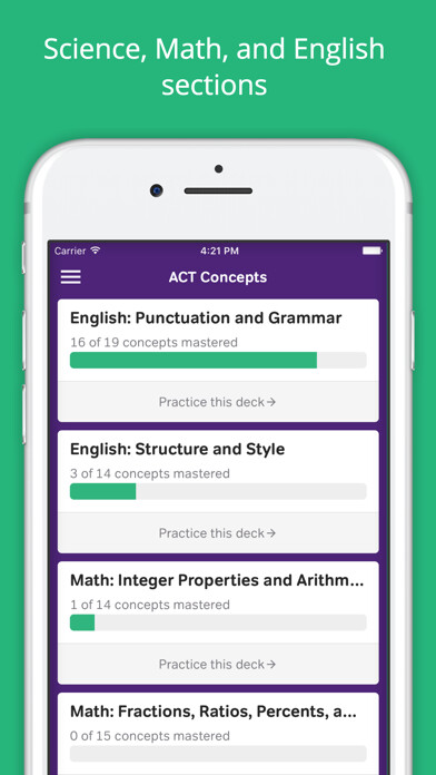 Emulate iPhone app ACT Practice Flashcards using MyAndroid Emulate iPhone app ACT Practice Flashcards using MyAndroid