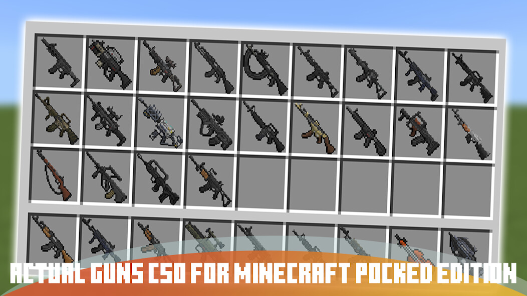 Run android online APK Actual Guns CSO Mod Minecraft from MyAndroid or emulate Actual Guns CSO Mod Minecraft using MyAndroid