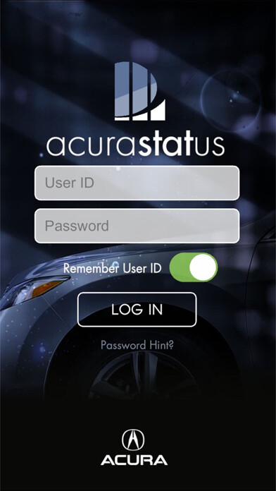 Emulate iPhone app Acura Status using MyAndroid Emulate iPhone app Acura Status using MyAndroid