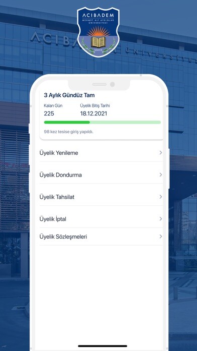 Emulate iPhone app ACU Spor Merkezi using MyAndroid Emulate iPhone app ACU Spor Merkezi using MyAndroid