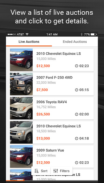 Run android online APK ACV - Wholesale Auto Auctions from MyAndroid or emulate ACV - Wholesale Auto Auctions using MyAndroid