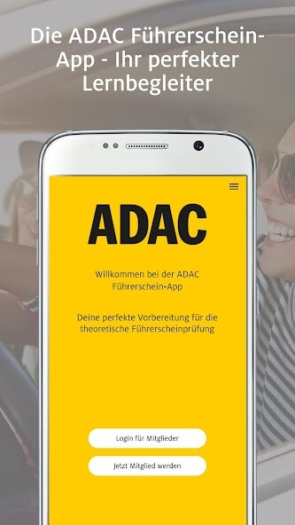 Emulate iPhone app ADAC Führerschein using MyAndroid