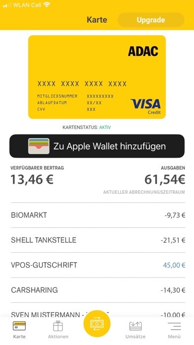 Emulate iPhone app ADAC Pay für ADAC Mitglieder using MyAndroid Emulate iPhone app ADAC Pay für ADAC Mitglieder using MyAndroid
