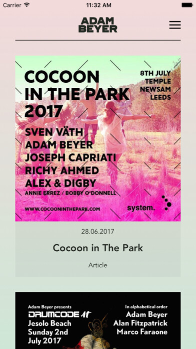 Emulate iPhone app Adam Beyer using MyAndroid Emulate iPhone app Adam Beyer using MyAndroid