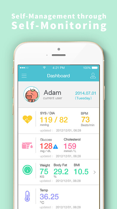 Emulate iPhone app Adam GoHealthy using MyAndroid