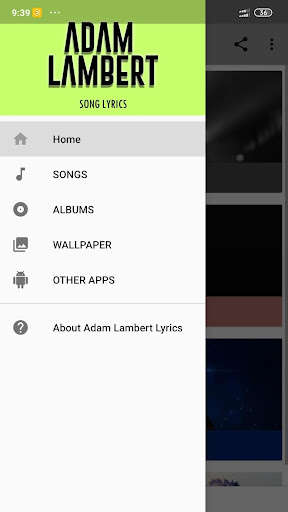 Run android online APK Adam Lambert Lyrics from MyAndroid or emulate Adam Lambert Lyrics using MyAndroid