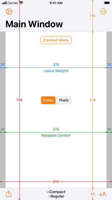 Emulate iPhone app Adaptivity (B) using MyAndroid